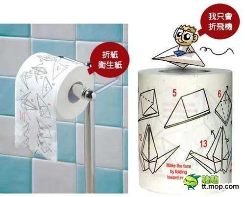 震惊！看看日本人的雷人厕纸