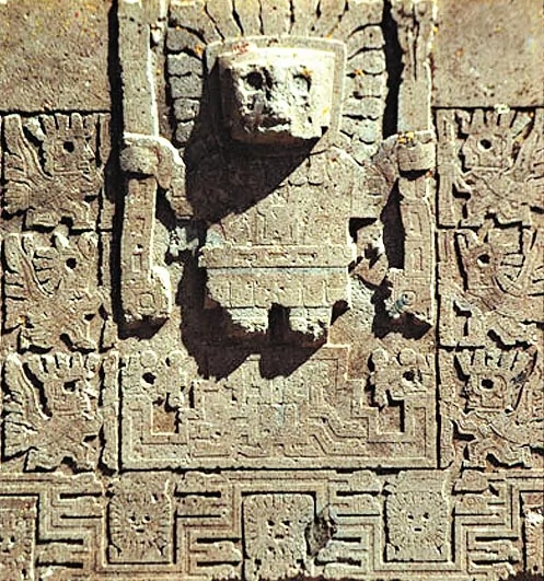 發現乾屍地點的維拉科查，當地古時人們崇拜的神祉造型也是頭大身小。互聯網