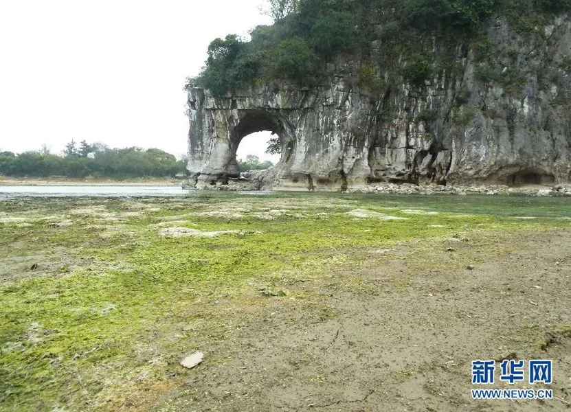 桂林乾旱少雨 昔日「神象飲水」的美景竟成這樣了(多圖)