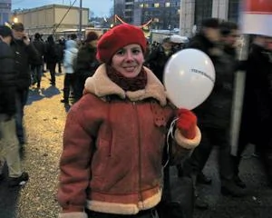  12月24日莫斯科大遊行示威者