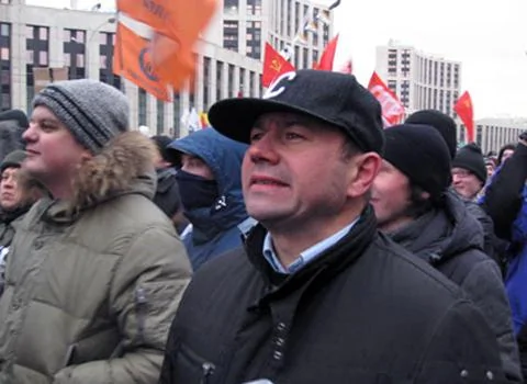 12月24日莫斯科大遊行示威者