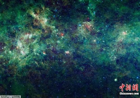 NASA「智慧」衛星拍到銀河系大量新星誕生