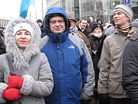 參加去年12月24日抗議集會的示威民眾