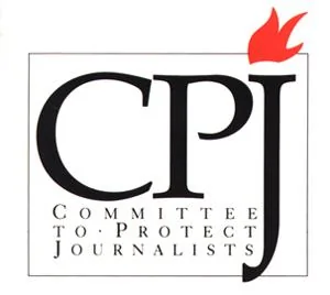 保护记者委员会徽标