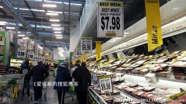 实拍新西兰首都超市菜价