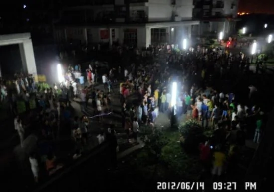 江蘇信息學院停電引發數千學生騷亂