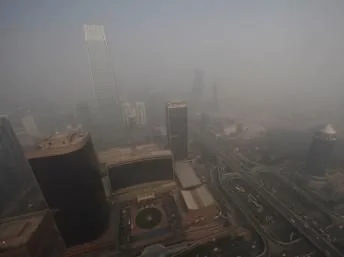 北京煙霧籠罩