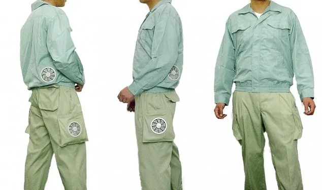 日本公司發明「空調衣褲」和超級清涼胸罩(組圖)