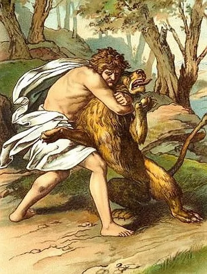 《圣经》中能与狮子搏斗的大力士或真存在