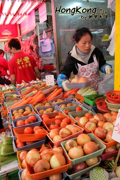 走進香港菜市場 看看與大陸的差距