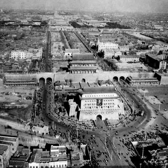 永定门重建 1954拆除时林徽因断言重建也是赝品