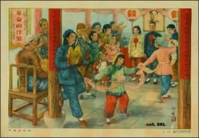 中共洗脑 半个世纪政治宣传画