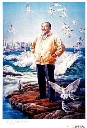 中共洗脑 半个世纪政治宣传画