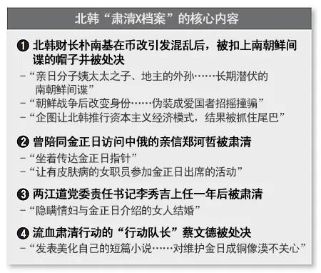 揭秘金正日政权“肃清X档案”
