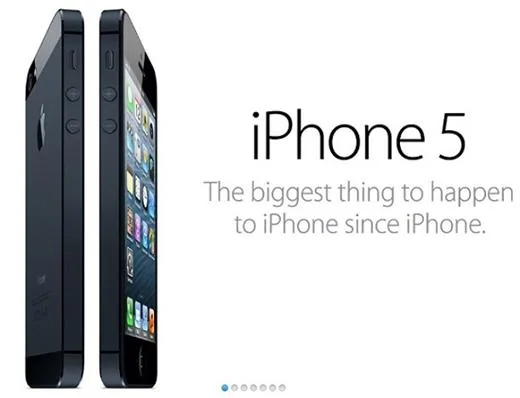 苹果iPhone 5。(图：官网)