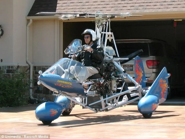 美國發明飛行摩托：最高飛行時速超50公里(高清組圖)