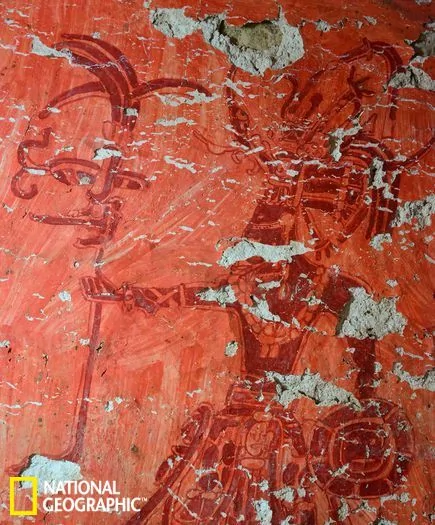 墨西哥發現瑪雅古墓：紅色壁畫展現蛇豹君王(組圖)