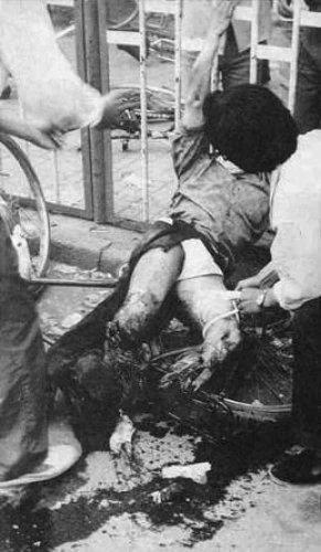 六四血泪 士兵开坦克辗人