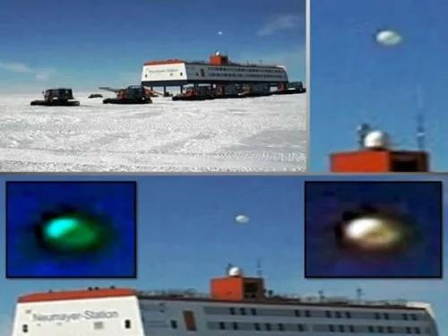 南极科学站又现UFO