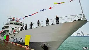 中国海事巡逻船“海巡21”