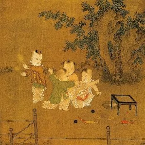 中国古代的小朋友-婴戏图