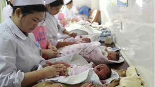 中国医院的新生儿