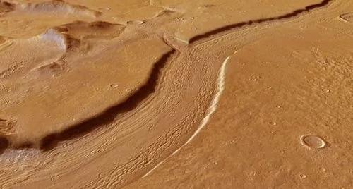欧洲航天局发布照片显示火星曾有1500千米长河(组图)