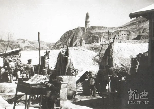 1947年，胡宗南占領延安時的歷史照片