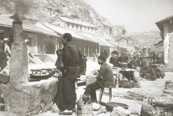 1947年，胡宗南占領延安時的歷史照片