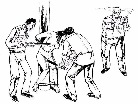 酷刑示意图