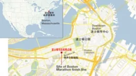 波士頓馬拉松賽地圖