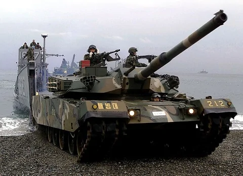 南韓K1戰車　北韓戰車克星