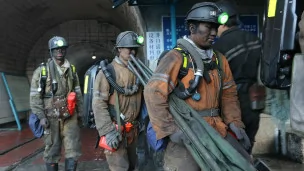 中國礦難救援者（資料照片，新華社圖片）