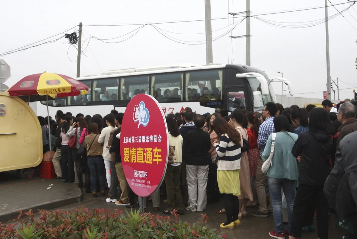直擊上海萬人相親活動現場