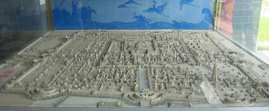 北宋时期的汴梁古城模型