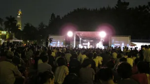 台灣學生兩年前開始在六四進行大型悼念活動