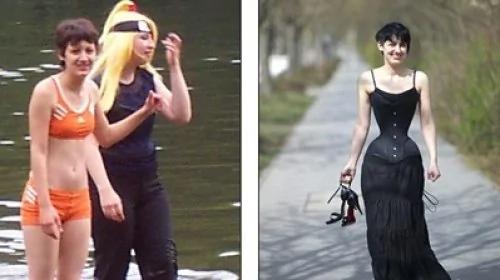 美女3年未脱塑身衣 打造世界第一纤腰