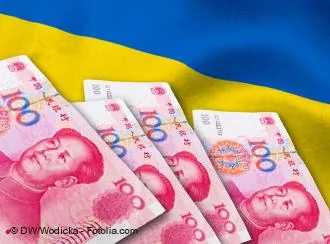 Chinesische Yuan Banknoten
---
DW-Grafik: Peter Steinmetz
2011_01_14-Chinas-Investitionen-Ukraine