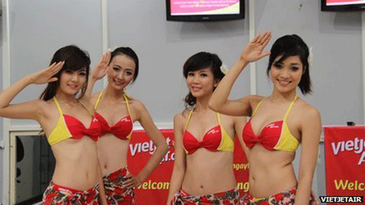 一次參加選美賽的越南空姐。
