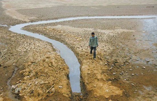 三峽大壩所在地宜昌遭遇十年罕見大旱