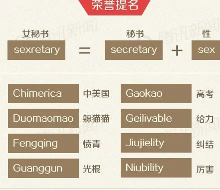 為中國而造的英語單詞