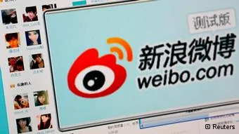The logo of Sina Corp's Chinese microblog website Weibo is seen on a screen taken in Beijing in this September13,2011 file photo illustration. New real-identity rules to be imposed on China's Weibo are likely to make the country's most popular microblogging platform more alluring to advertisers, as Sina Corp seeks to start generating revenue from its product later this year. REUTERS/Stringer/Files(CHINA- Tags: POLITICS SCIENCE TECHNOLOGY BUSINESS LOGO)
