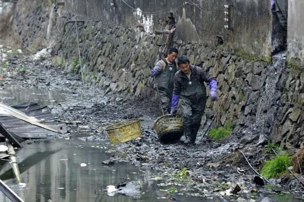 中國河流污染嚴重
