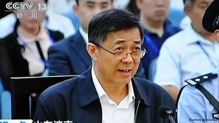 In this TV grab taken on22 September2013, Bo Xilai, former Secretary of the Chongqing Municipal Committee of the Communist Party of China(CPC), speaks during a trial at the Jinan Intermediate Peoples Court in Jinan city, east Chinas Shandong province. A Chinese court has sentenced former leading politician Bo Xilai to life in prison after finding him guilty on charges of graft, accepting bribes and abuse of power. The Jinan Intermediate Peoples Court announced the verdict against Bo on Sunday(22 September2013).
