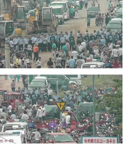 广西五日三起警民冲突