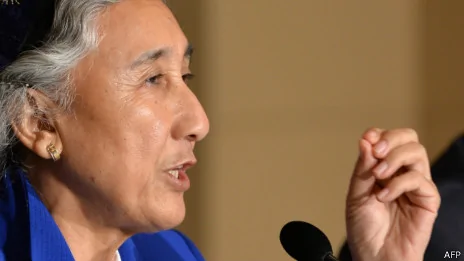 世界维吾尔人大会主席热比娅（20/06/2013）
