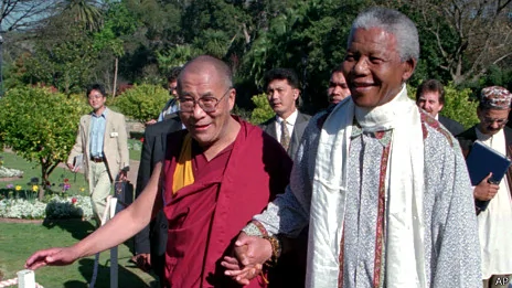 達賴喇嘛與曼德拉
