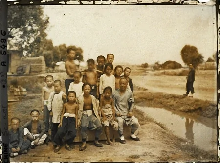 100年前的中国彩色照片尘封岁月
