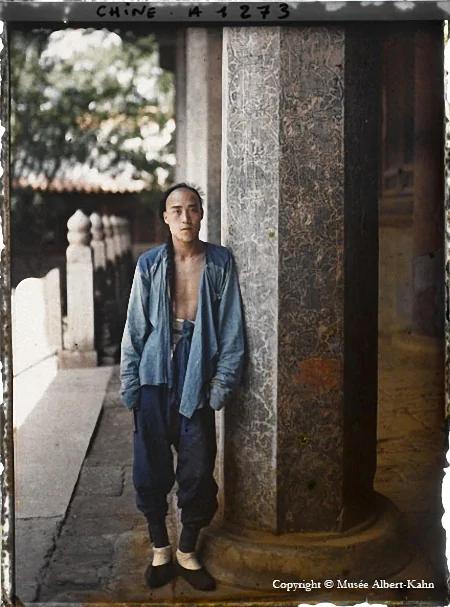 100年前的中国 彩色照片尘封岁月