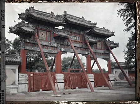 100年前的中國彩色照片塵封歲月